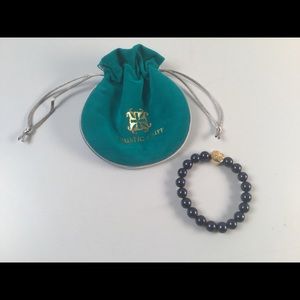 Rustic Cuff NAVY Bracelet with gift pouch NEW!